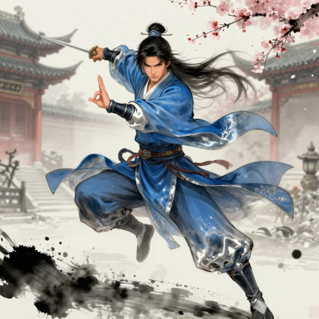 Martial Arts Master - AI Generated Donghua Art